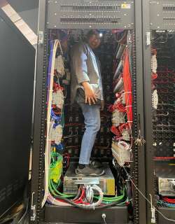 Not just anyone can crawl in a wire cabinet